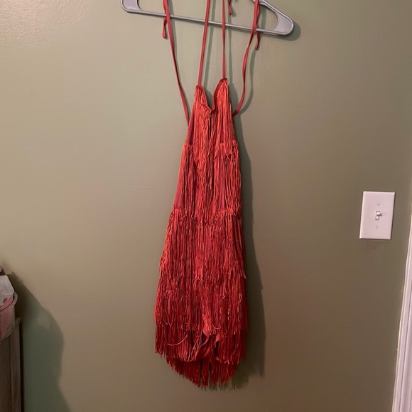 Fringe tie back jumpsuit - Picture 1 of 1